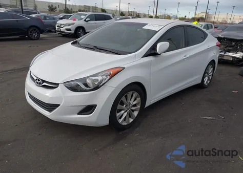 2012 Hyundai Elantra Gls from USA, damaged, VIN 5NPDH4AE0CH124756